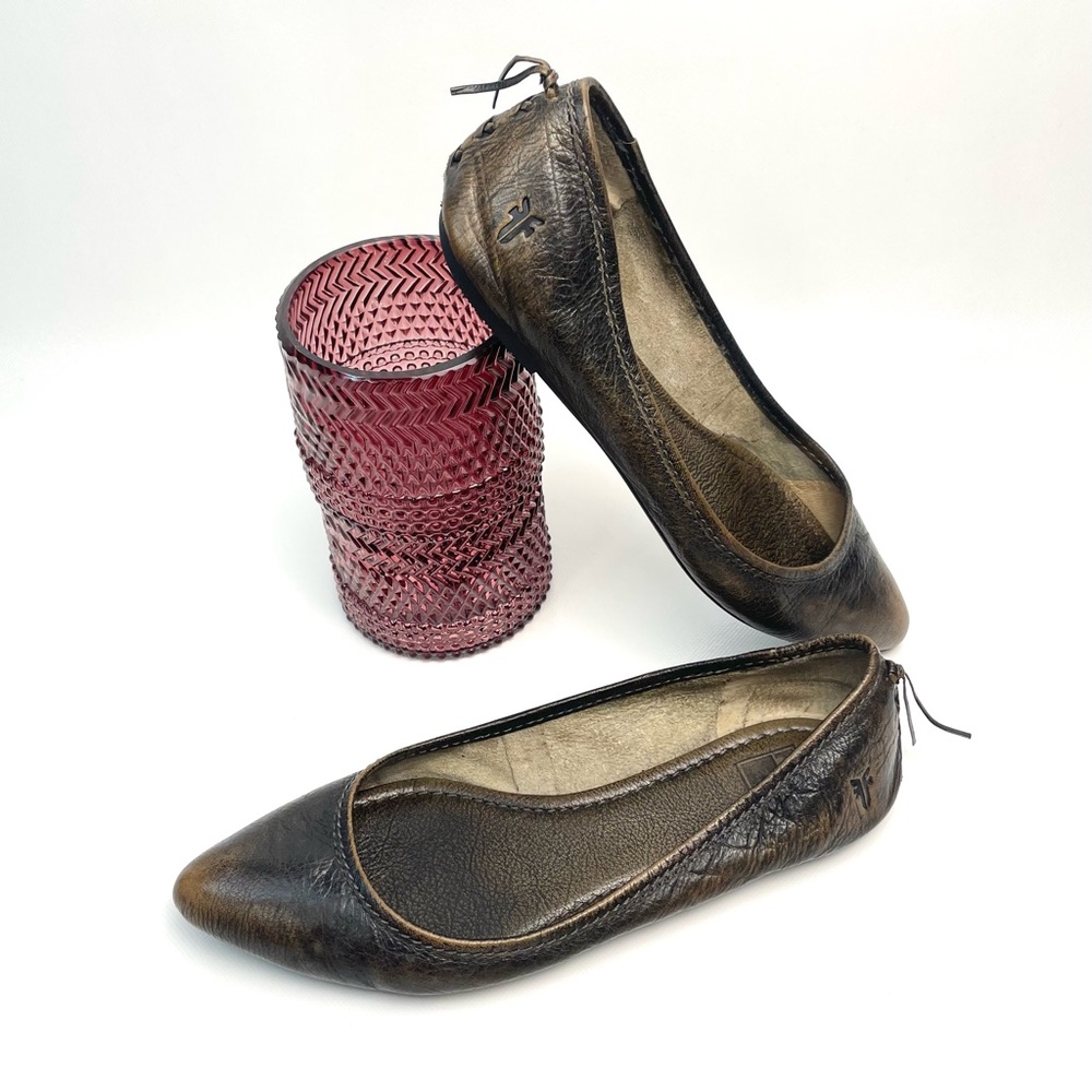 Frye Regina Leather Ballet Flats Size 7